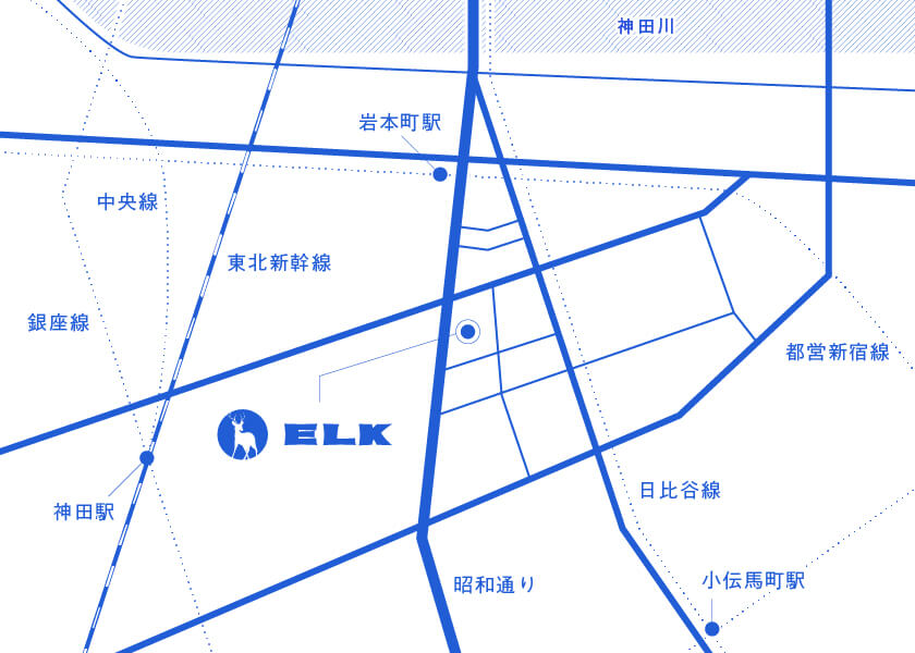 エルク東京営業所マップ